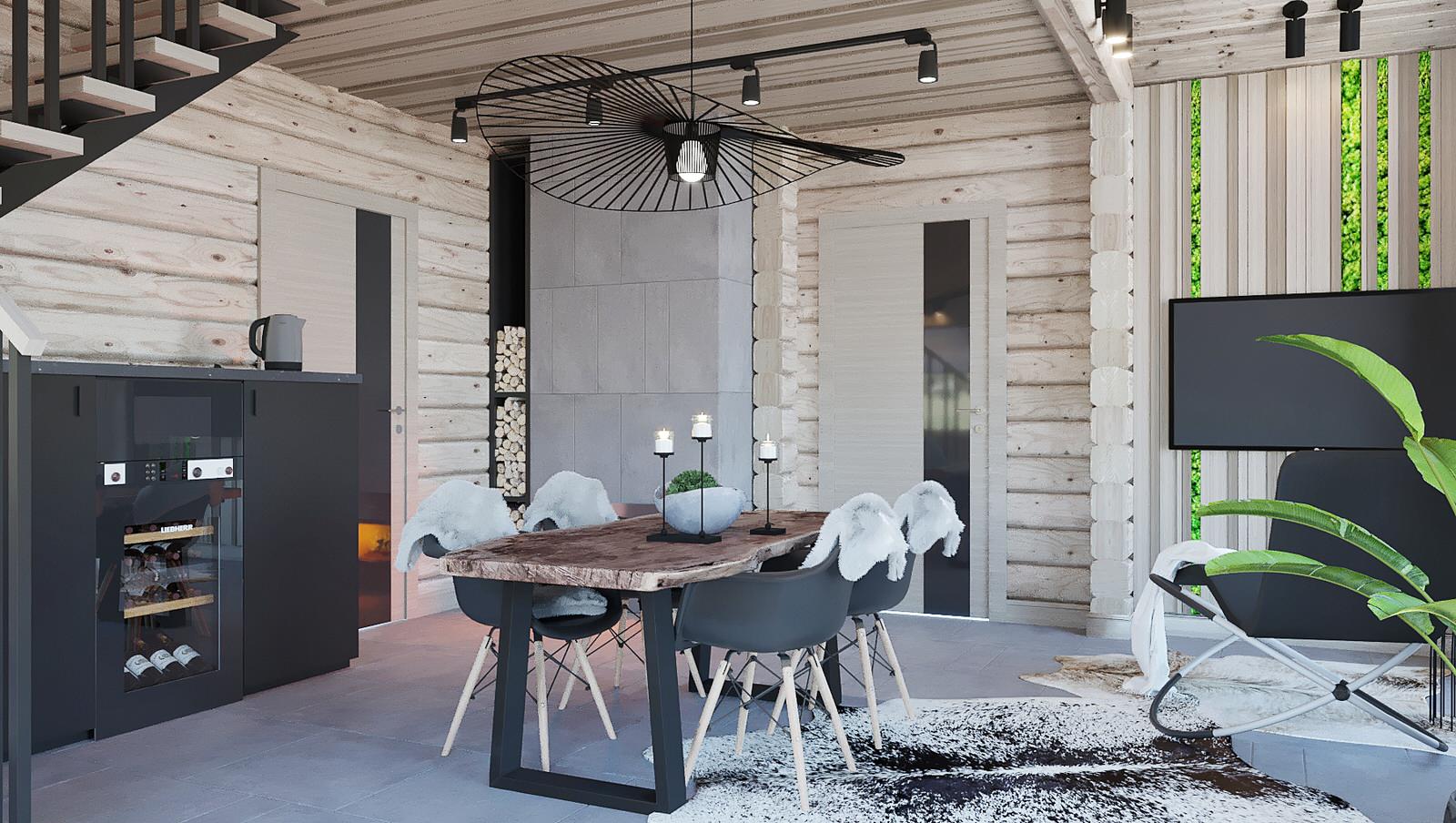 Гостиная-кухня