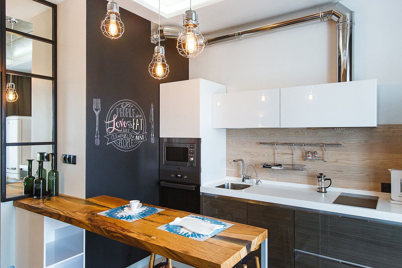 Квартира в стиле Loft для молодого холостяка