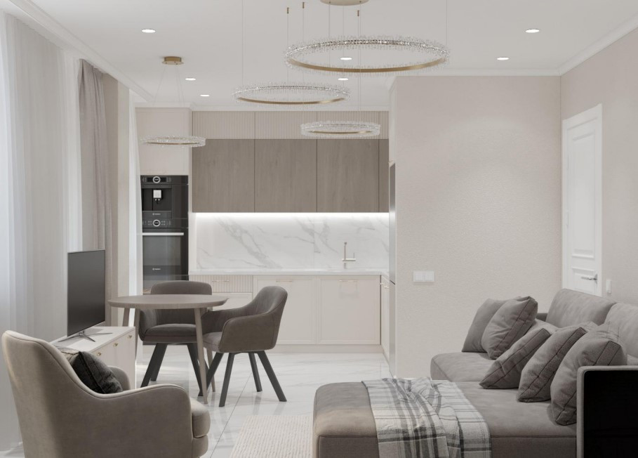 дизайн однокомнатной квартиры