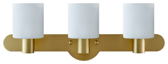 Plumas Triple Sconce Transitional Bathroom Vanity Lighting Plumas Triple Sconce Transitional