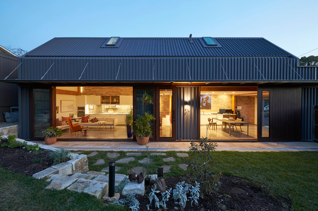 The Shed modern-fasad