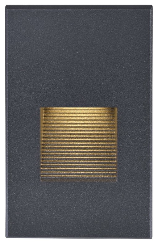 Nuvo LED Vertical Step Light Bronze Transitional Stair And Step