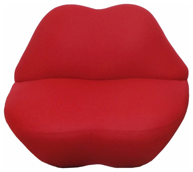 MOD Made Lip Kiss Chair, Red