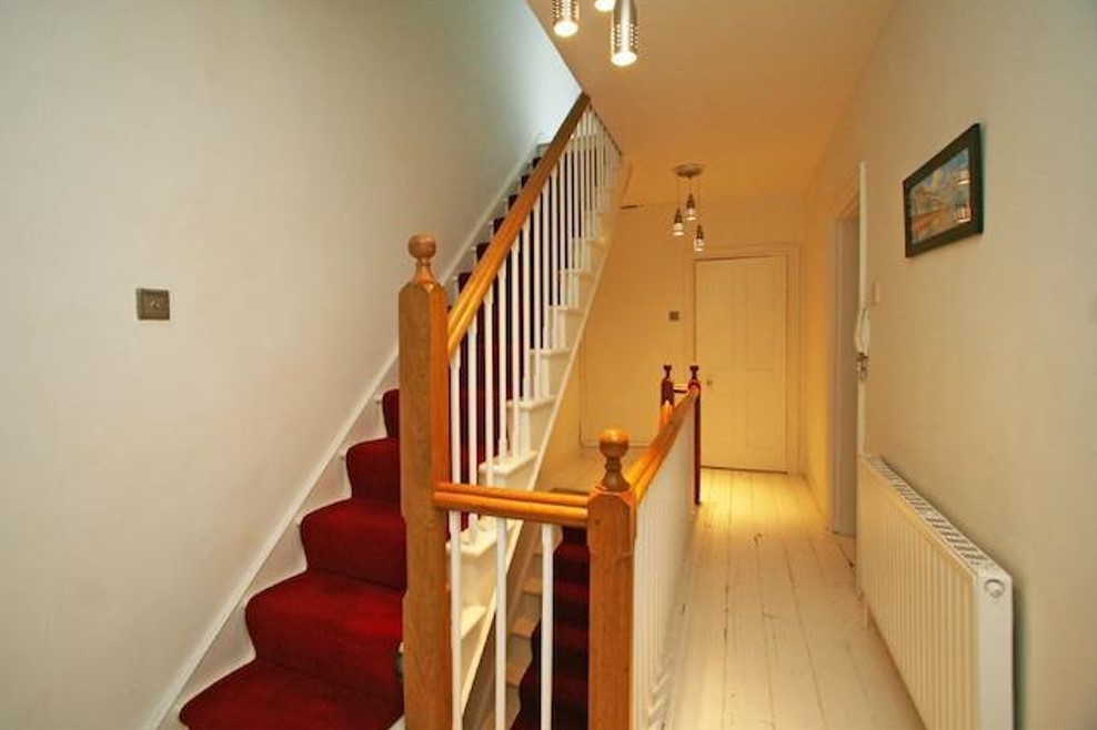 Summerhill Villas hall before and after