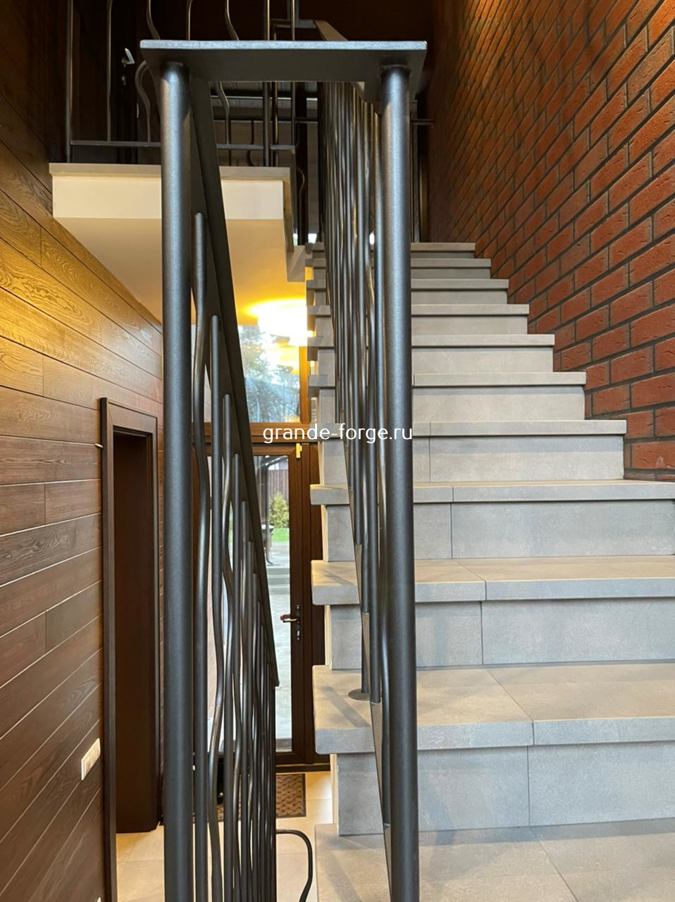 Лестница, латунное ограждение, Grande forge(Франция), коллекция "Графиня"