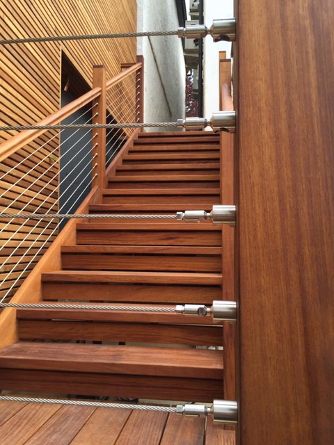 External Staircase contemporain-escalier