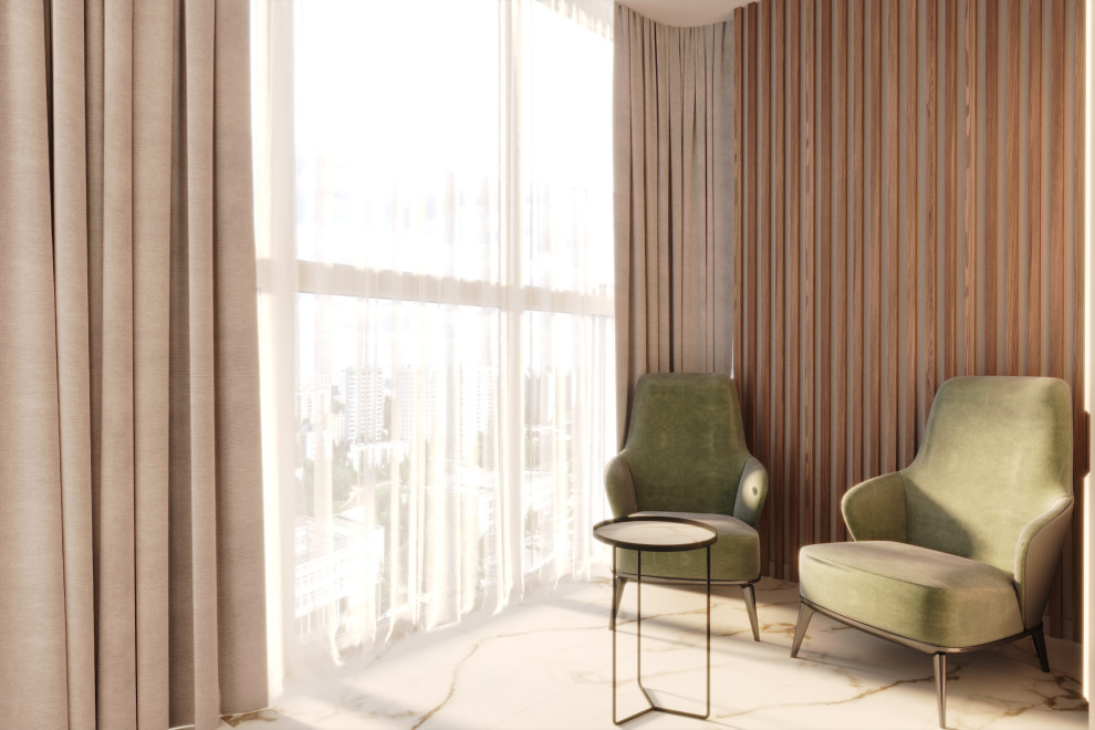 Квартира 102 кв. м. в современном стиле ЖК Life- Ботанический сад.