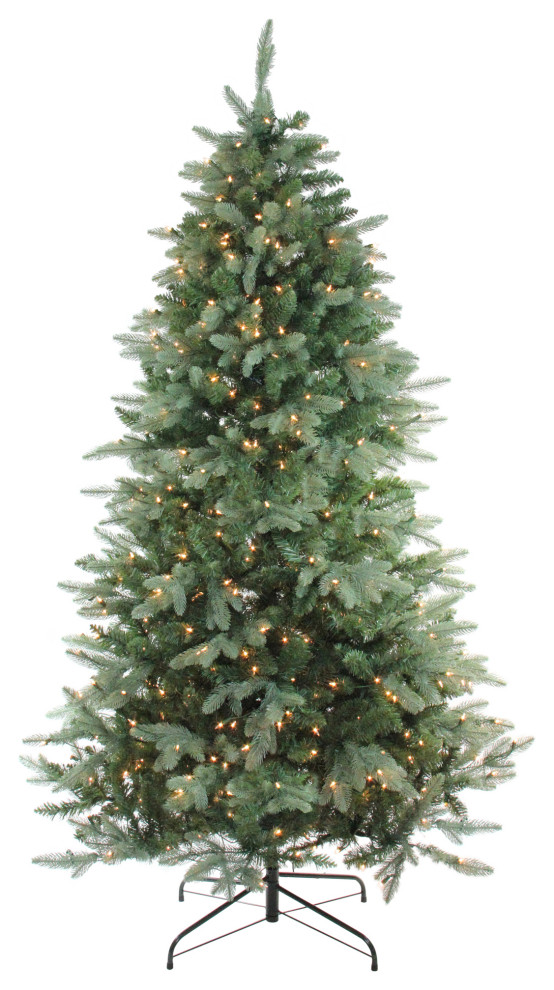 9' PreLit Washington Frasier Full Artificial Christmas Tree, Clear