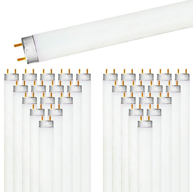 Luxrite 30 Pack F32T8/741 32W 48" T8 Fluorescent Tube Cool White G13 ...