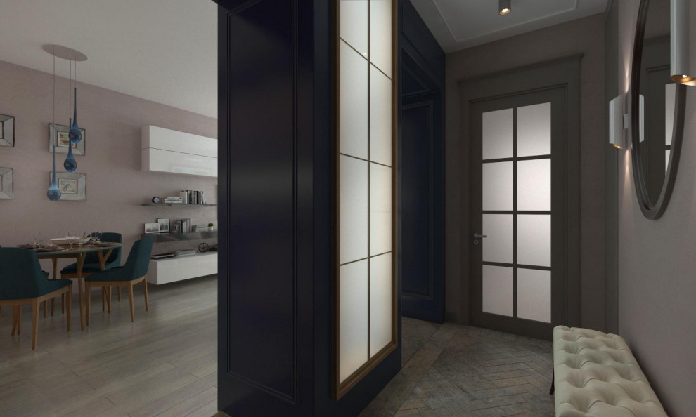 Проект квартиры "Капучино и МОРЕ"