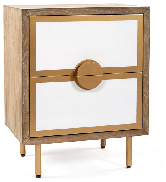 Positano Nightstand With 2 Drawers