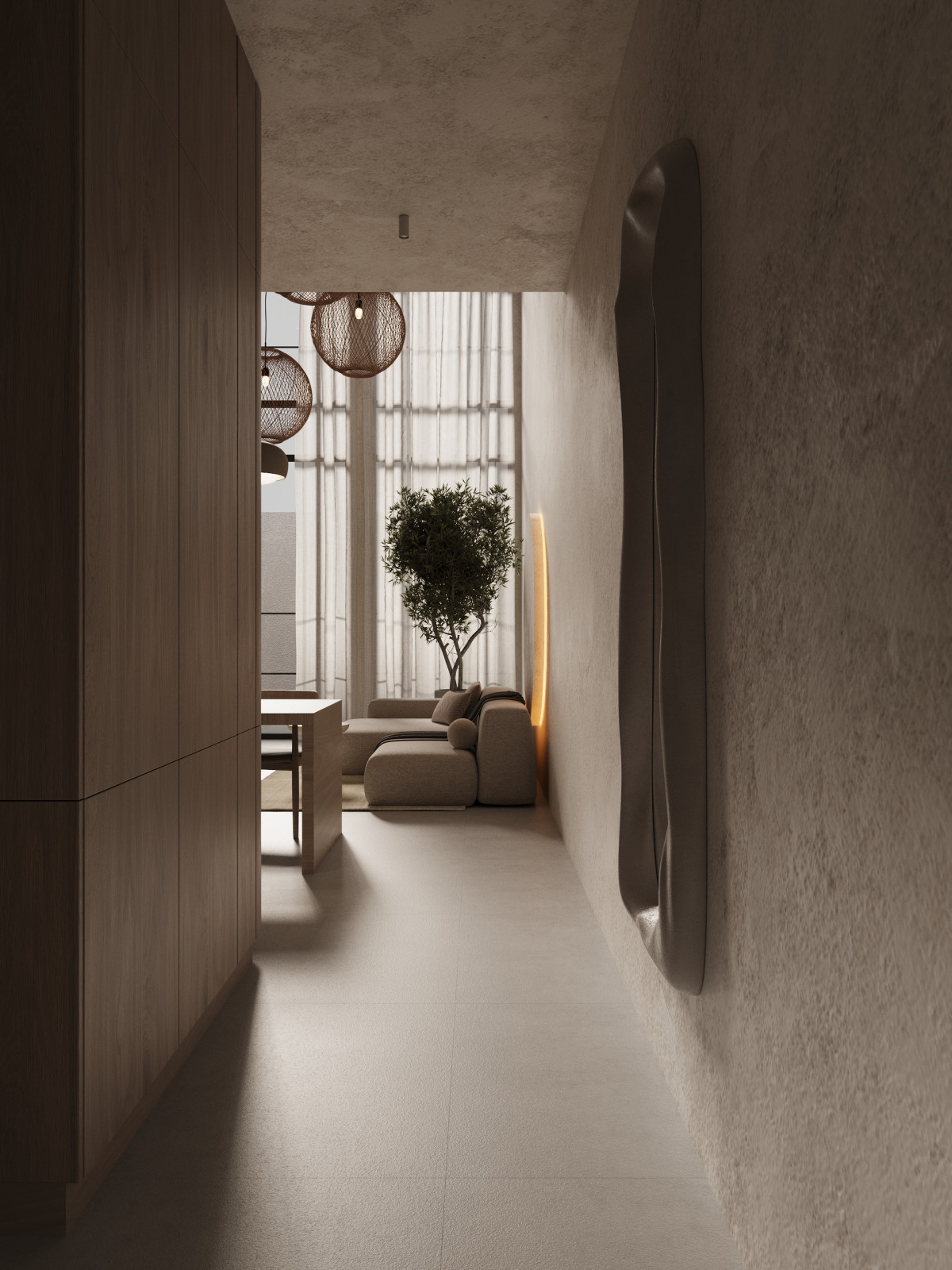 Двухуровневая вилла в современном стиле