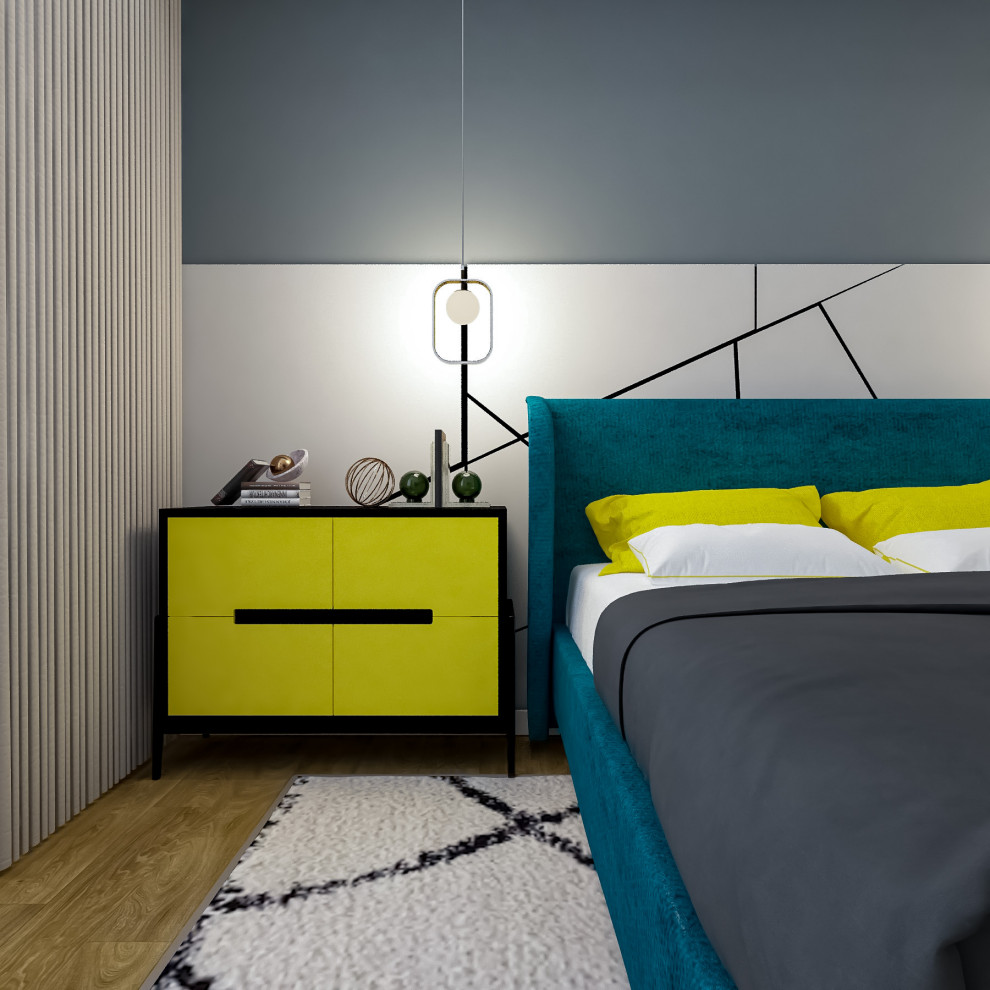 2020. 05. 02. Проект дизайна интерьера квартиры (спальня  2)