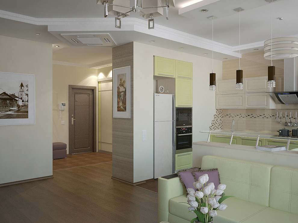 Визуализация реализованного проекта 89 м2 "Аметист"