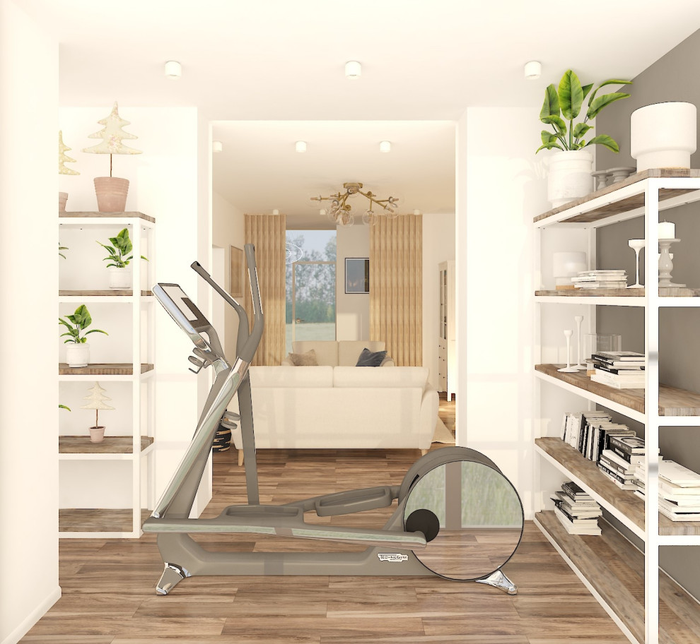 Дизайн проект квартиры для молодой девушки