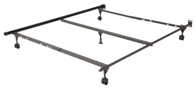 Insta-Lock Bed Frame With Wheels for Queen Beds