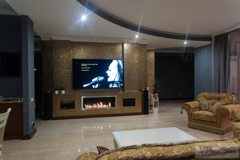 Smart квартира с домашним кинотеатром