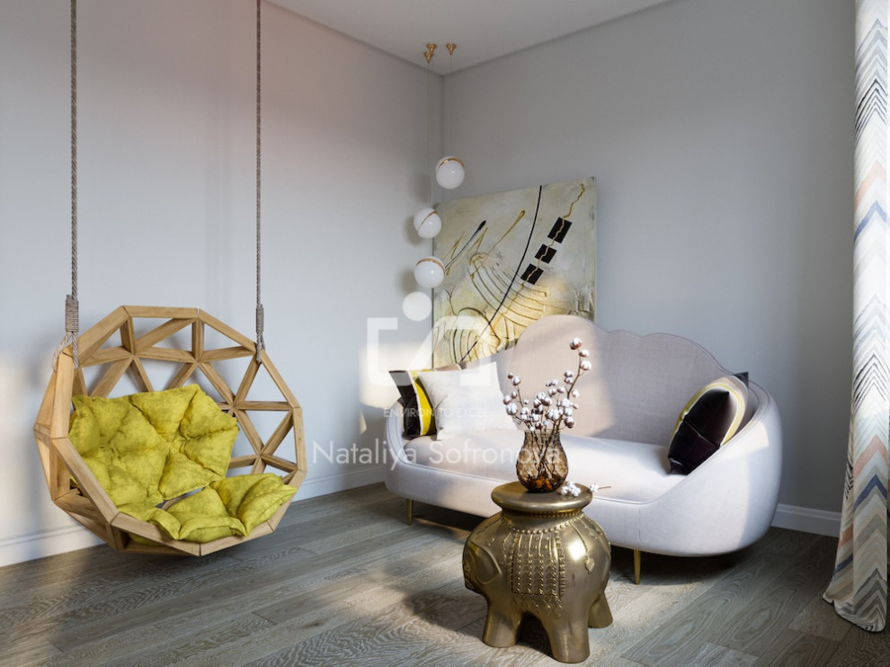 Living room in Studio apartment