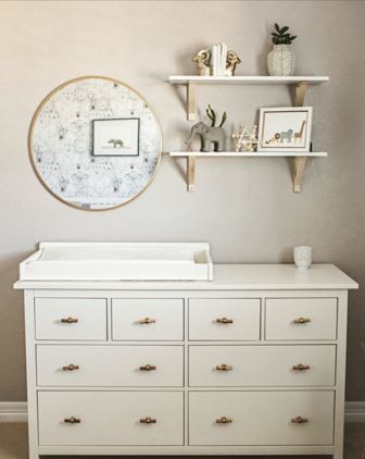 Girl nursery mirror hot sale