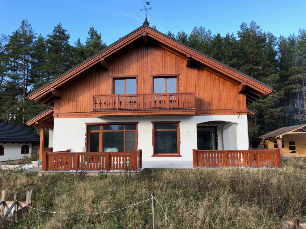 Загородный дом в Альпийском стиле