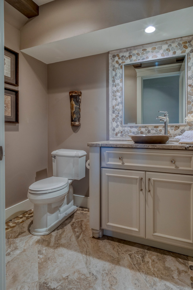 Design ideas for a traditional powder room in Baltimore.