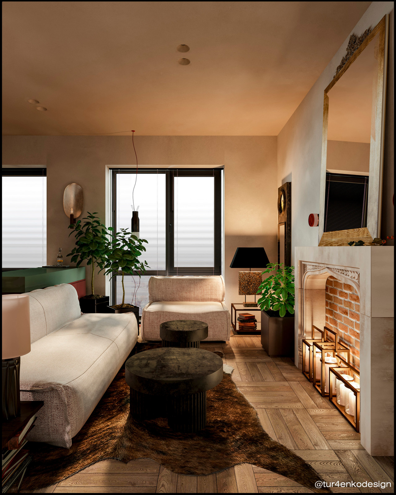 Эклектичный дизайн квартиры 100 м2 в ЖК "Павелецкая сити"