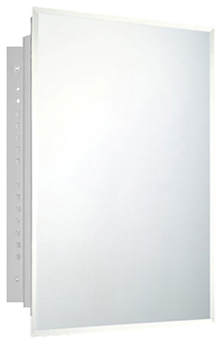 Deluxe Series Medicine Cabinet, 14"x20", Beveled Edge, Recessed