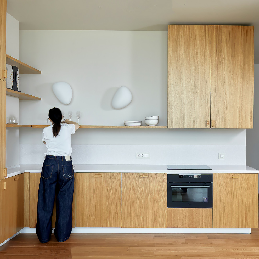 Квартира в Москва-Сити 2 (бежевое дерево)