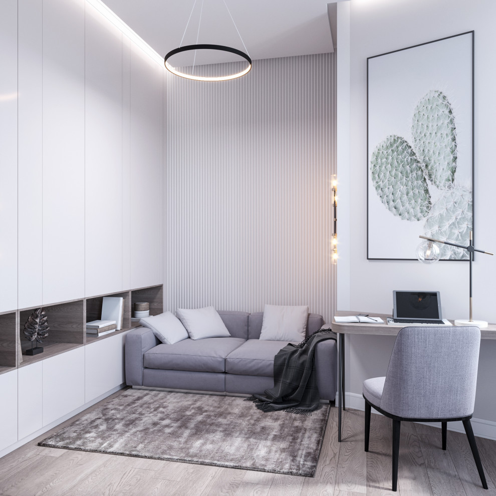 Минимализм с яркими акцентами.