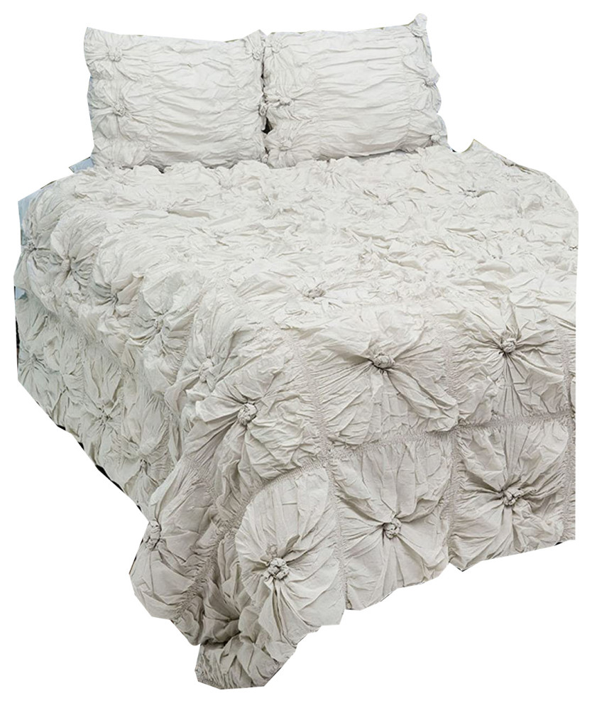 Rizzy Home 68"x86" Comforter