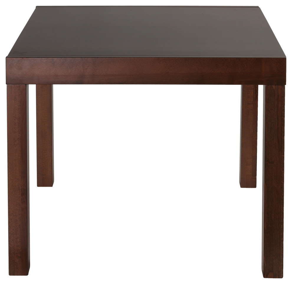 Cortesi Home Anderson Expanding Dining Table, Walnut Finish