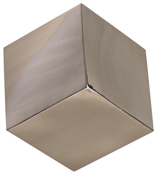 Tumbling Block Wall Cube, Stainless Steel