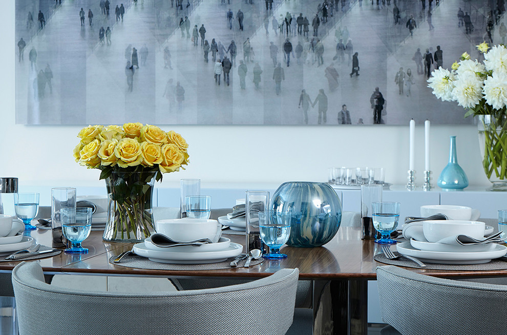 Soft Modern Manhattan Residence - Tom Powel Imaging