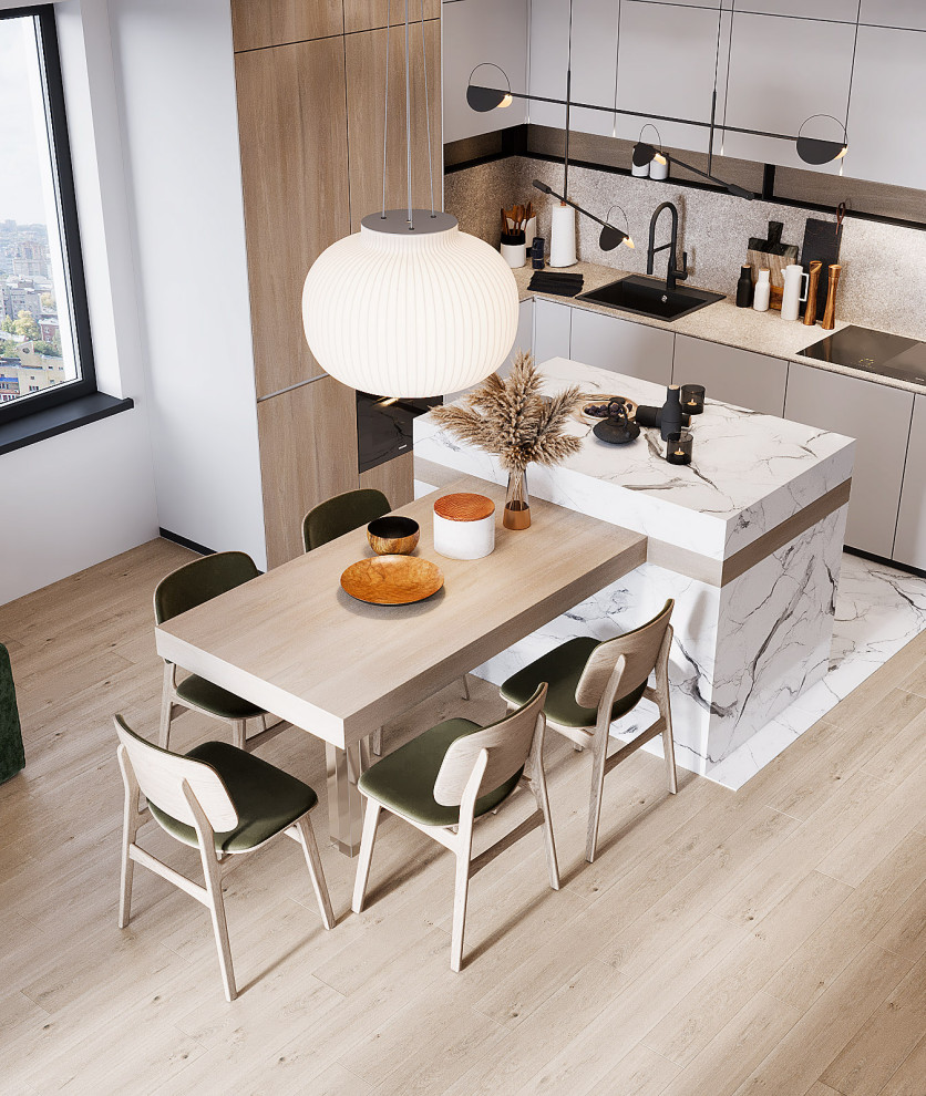 Проект интерьера частного дома, г. Ростов-на-Дону, площадью 120 кв.м.