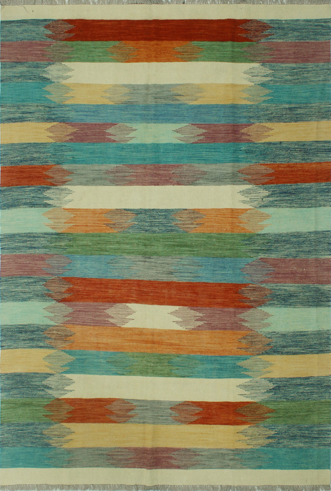 Winchester Kilim Marisol Ivory Rug Contemporary Area Rugs by