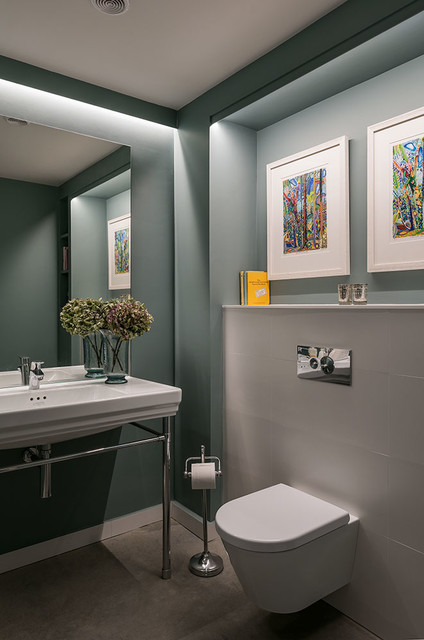 Recent Projects contemporary-powder-room