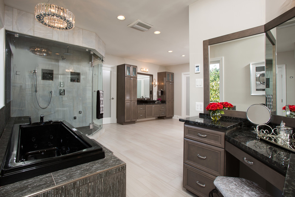 Modern Master Bathroom Remodel with it's own Infrared Sauna in
