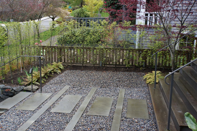 Modern Entry Courtyard minimalistisch-garten