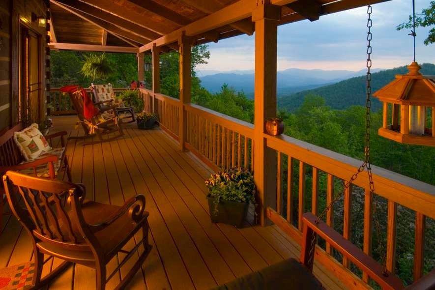Photo of a country verandah in Nashville.