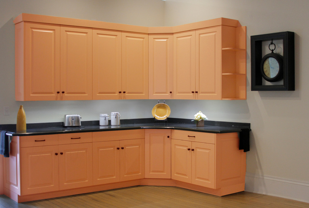 Kanect Orange Paradise Contemporary Kitchen Milwaukee