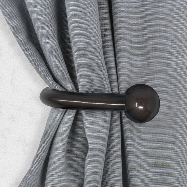 Essential Bronze Holdback 100 Steel Drapery Hardware