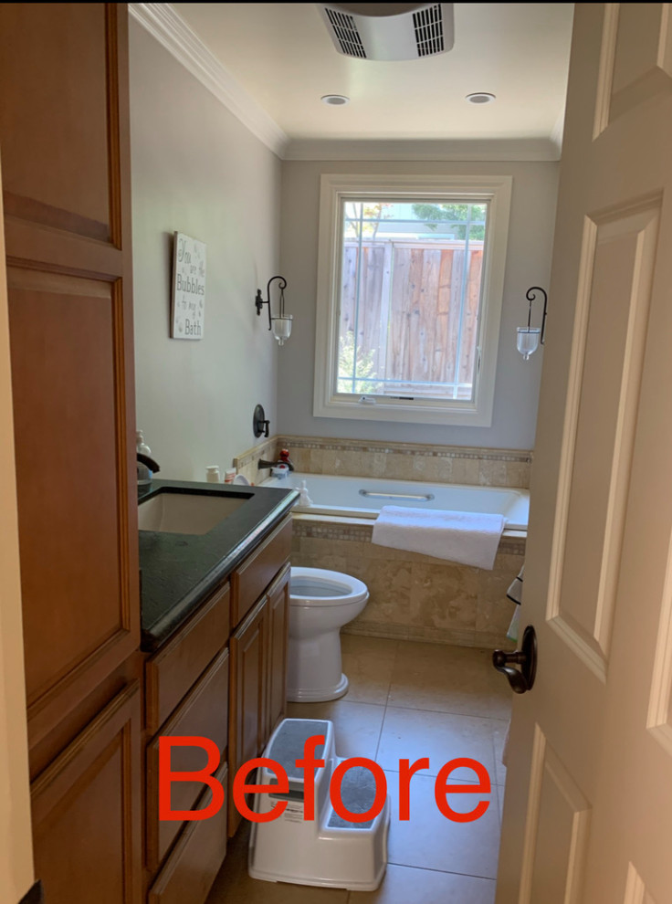 Fox Circle Walnut Creek- Hall Bathroom