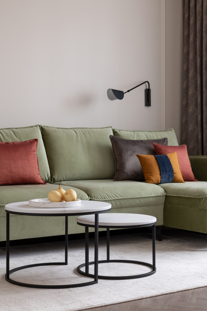 Реализованный проект квартиры "Фисташка"