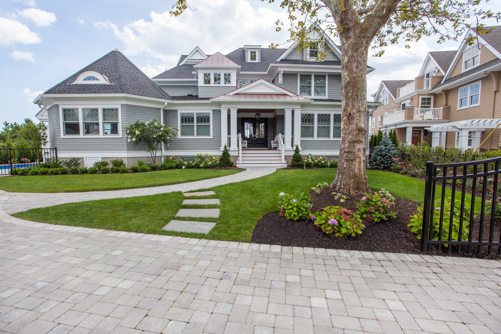 Home by the water - Beach Style - Landscape - New York - by By Design Landscapes, Inc.