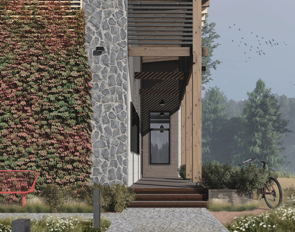 Одноэтажный дом в Протасах