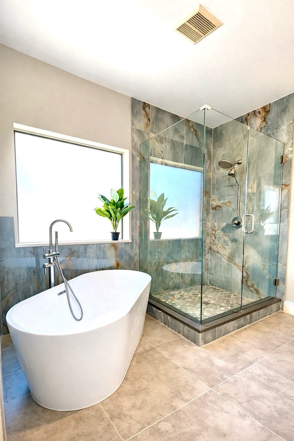 Allen TX - Lili Full Master Bathroom Remodeling