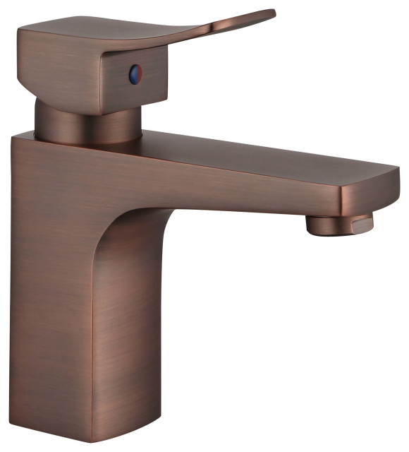 Upc Faucet With Drain-Brown Bronze