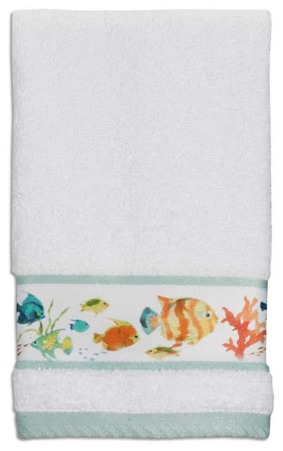 Rainbow Fish Fingertip Towel