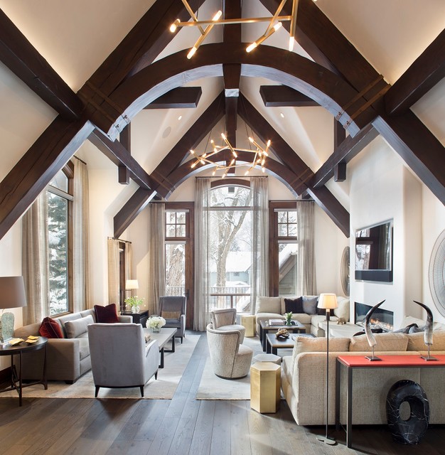 Private Residence Aspen clasico-renovado-salon