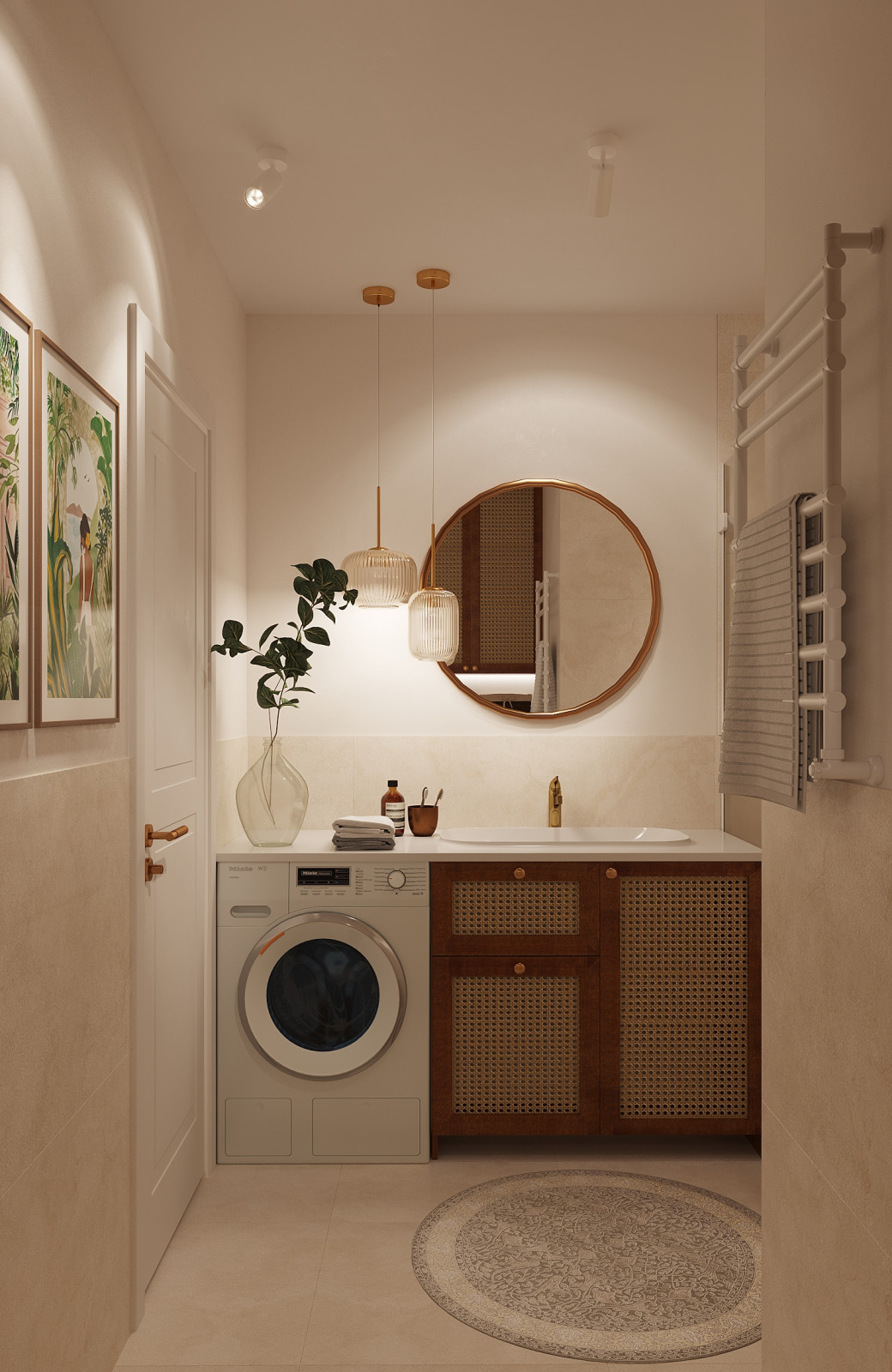 Совмещенный сан. узел в городской квартире